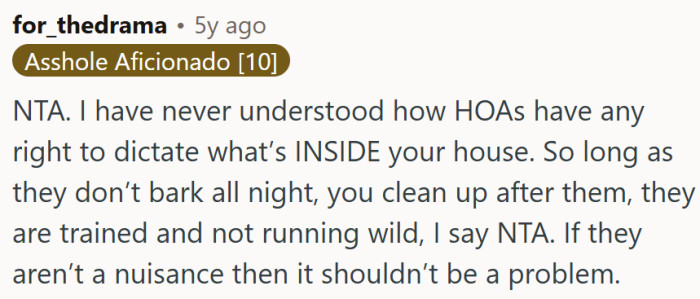 HOAs have so many rules...