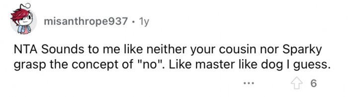 "Like master, like dog."