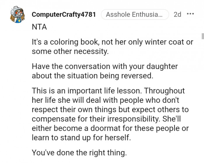 This is truly an important life lesson