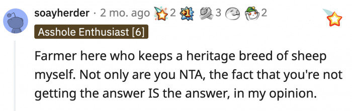 Their insistence on blaming it all on OP and demanding he for half of the vet bills is suspicious