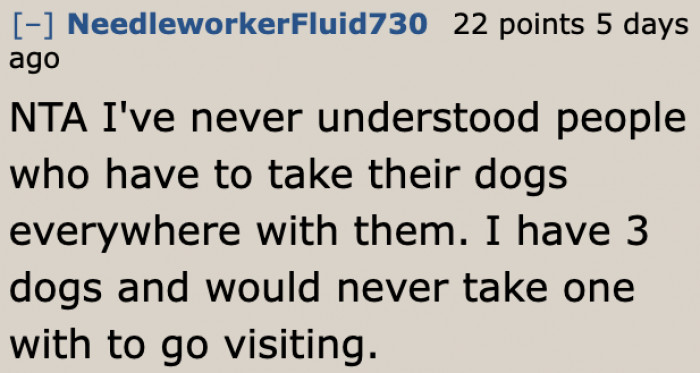 Some people are just entitled; that's why they think it's okay to bring their dogs wherever they go.