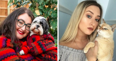 30+ Pictures Of Pets Alongside Their Hoomans, Who You Might Be Surprised To See Look Just Like Them