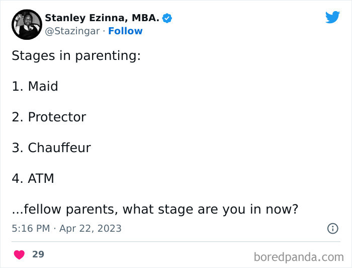 8. The stages of parenting