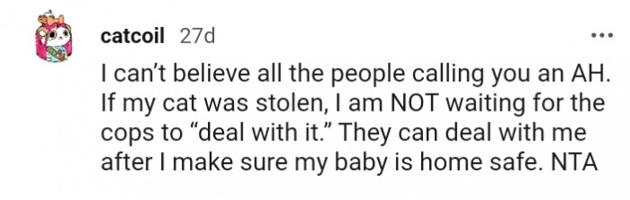 They can deal with me after