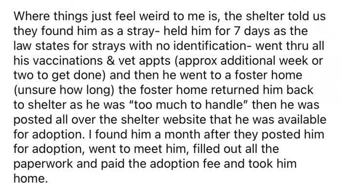 Understandably, OP felt very uneasy about the whole thing.