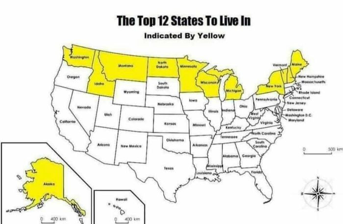 38. Top 12 States!