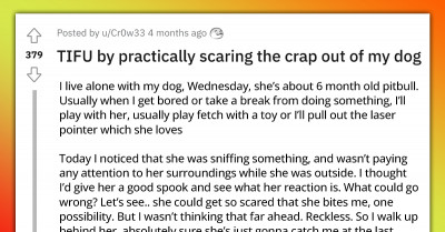 He Thought Scaring His Dog Would Be Funny But Got A Shocking Response