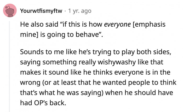 Would you rather be single or be married to someone who can't pick a side?