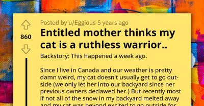 Mother Insists Her Son Deserves Woman's Cat After Alleged Attack, Reacts Poorly When Denied