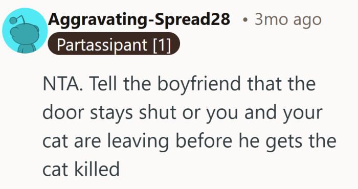 For many, the solution was simple. Protect the cat and draw a hard line if needed.