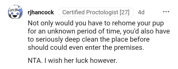 You'd also have to seriously deep clean