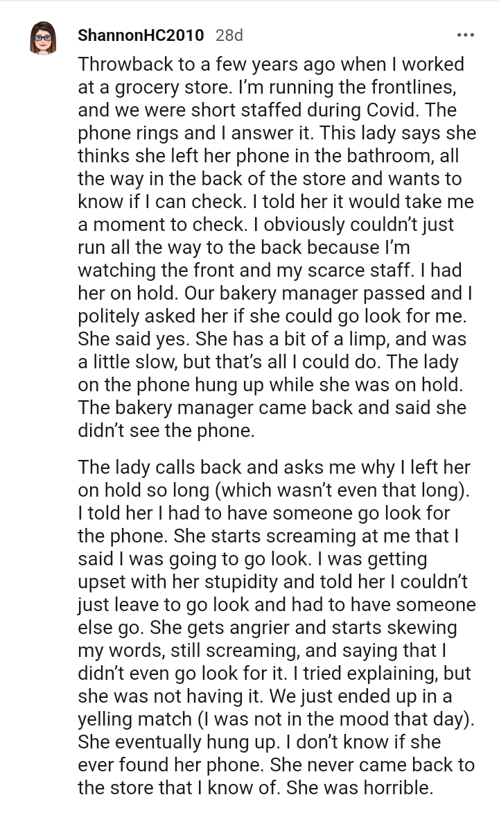 This Redditor has a similar story to share