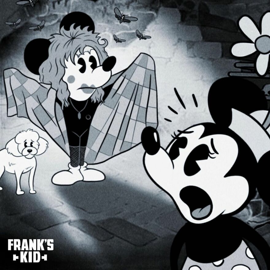 4.  Minnie Walks in on Mickey at an Awkward Moment...