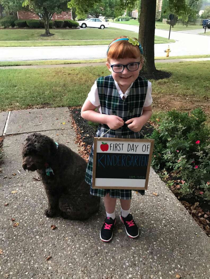 Hadley Jo has special needs, and her faithful dog helps her manage them