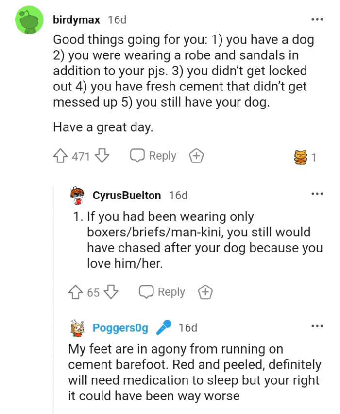 This Redditor listed how things are going well for the OP