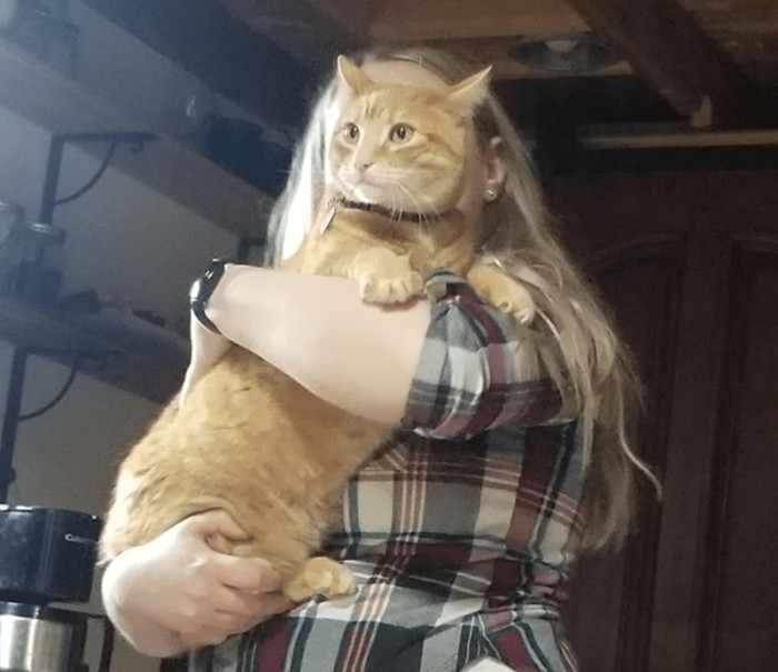 7. "Our Airbnb host has a cat named Bang Bang."