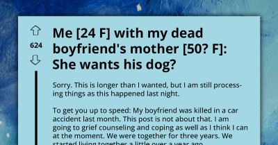 Grieving Lady Is About To Lose Her Late Boyfriend's Dog To His Mom, Seeks Advice On What To Do