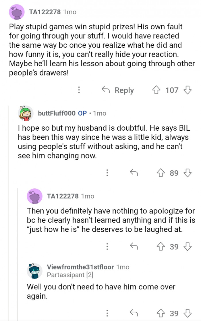 #10 His own fault indeed.