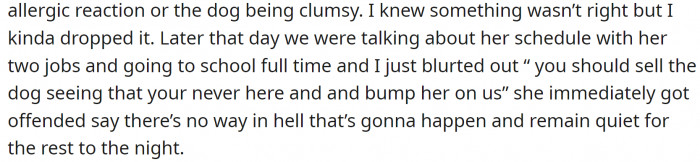 And she even jokes about it