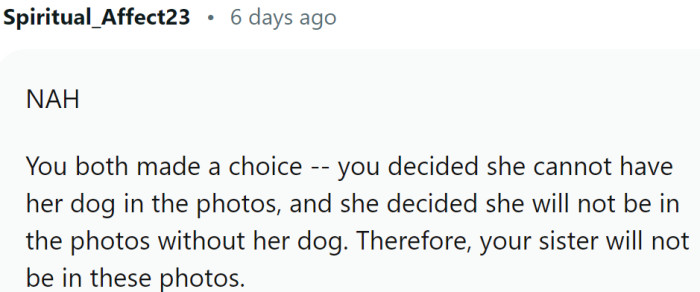 Everyone made their choice