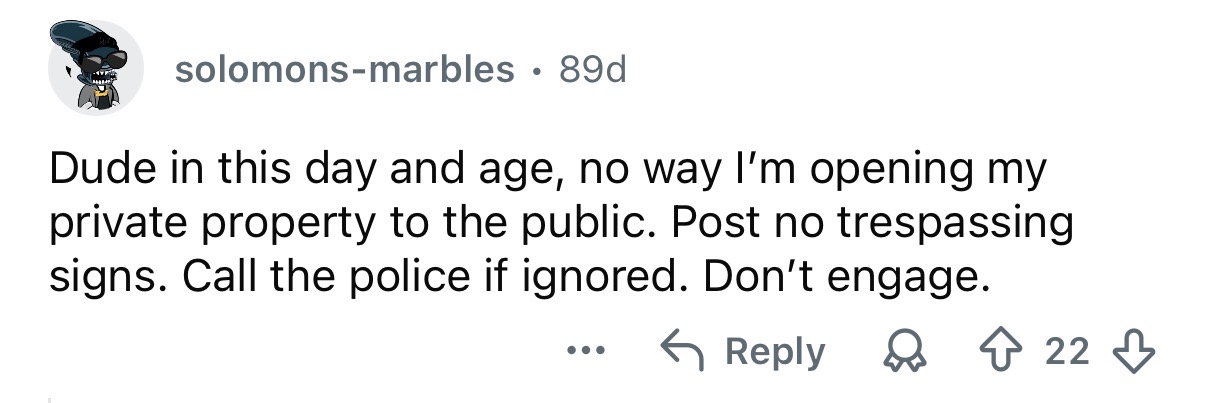 “Don’t engage.”