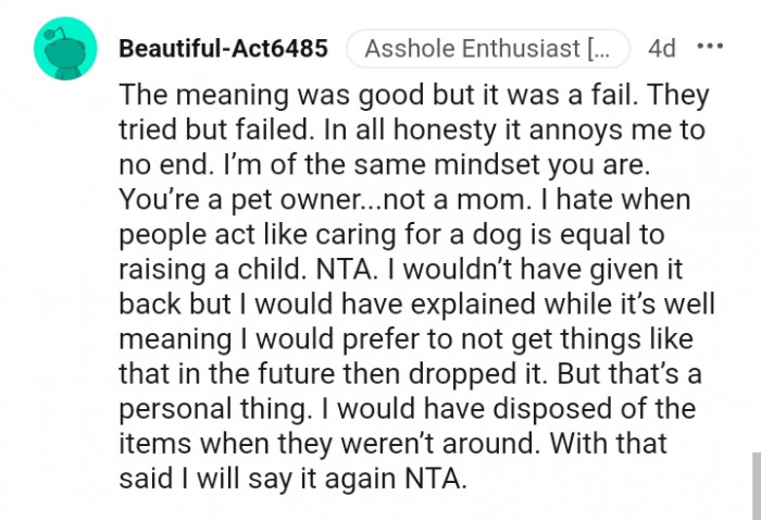 Caring for a dog equal to raising a child?