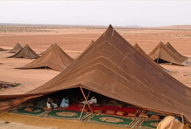 4. Bedouin tents in Morocco