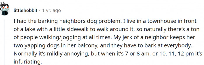 Dogs constantly barking can be irritating...