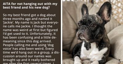 Redditor Stops Hanging Out With His Best Friend Because of the Name He Gave to His New Dog