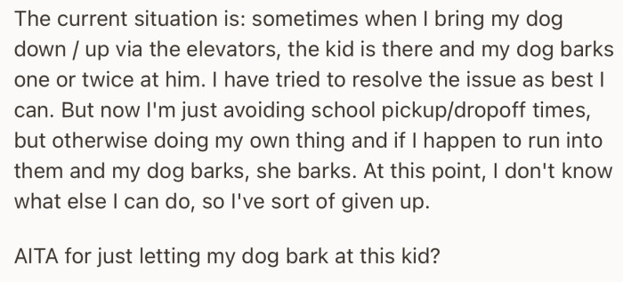 Unfortunately, they still end up bumping into each other, and as usual, the dog barks