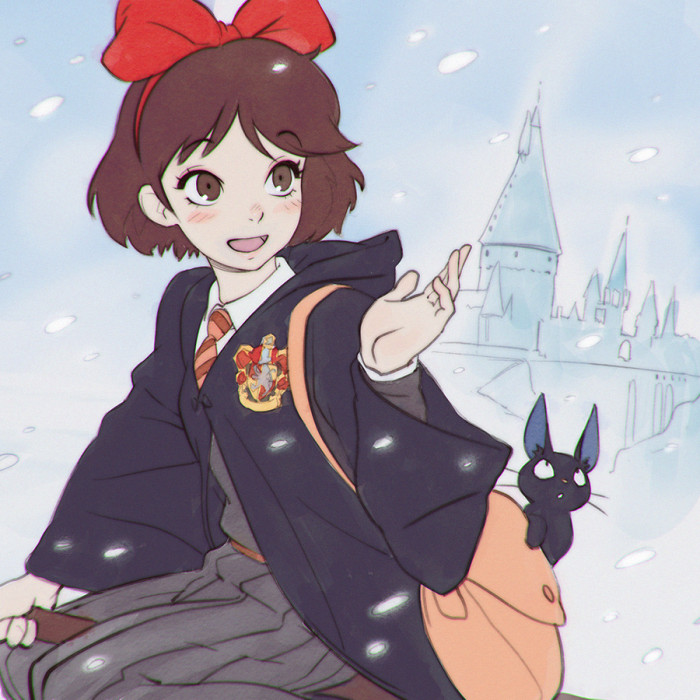 13. Harry Potter + Kiki's Delivery Service