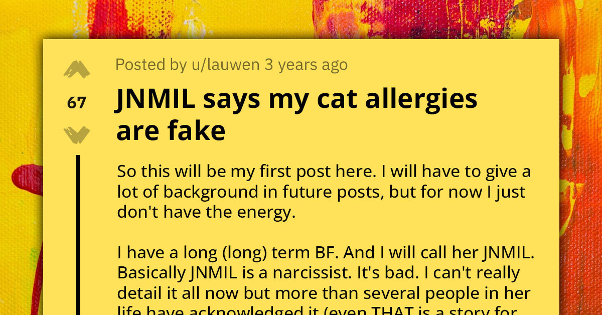 Lady Gets Accused By Mother-In-Law Of Faking Her Cat Allergies, Proceeds To Get Two More Cats