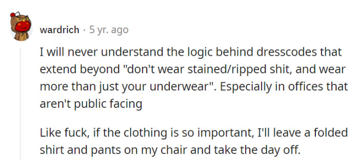 The mysterious world of office dress codes—where invisible colleagues inspire wardrobe acrobatics and chair-deployed clothing may just be the next big thing.