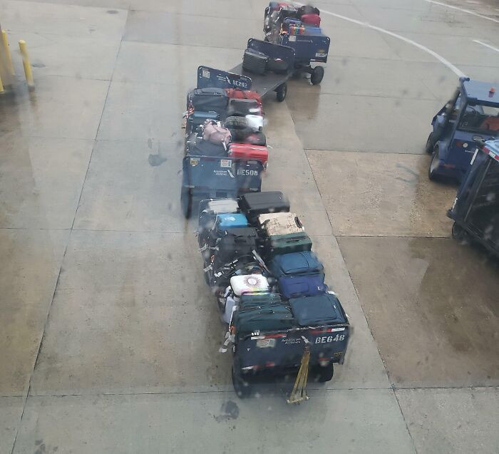 11. American Airlines Leaving My Bags Out In The Rain