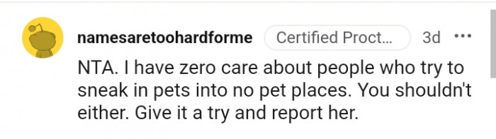 You should have zero care