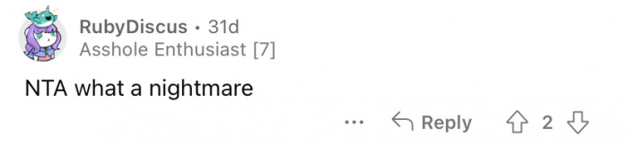 "What a nightmare."