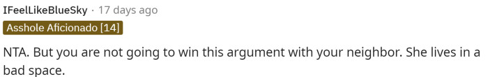 This commenter suggested that OP won't win this argument and that it might not be worth pursuing anyway.