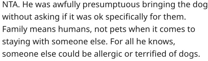 8. Humans are family, not pets.