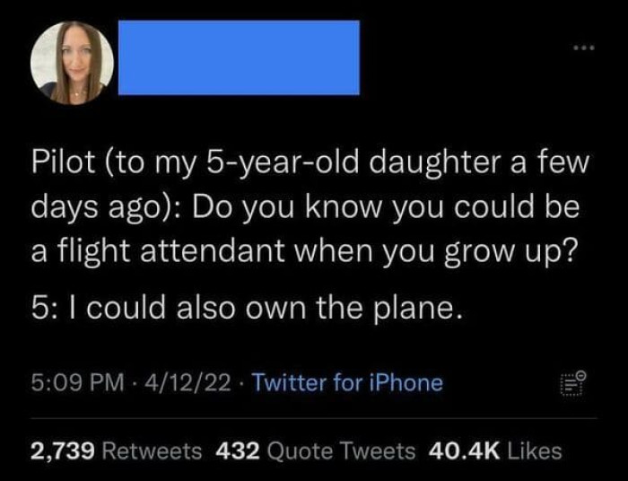 32. Own the plane
