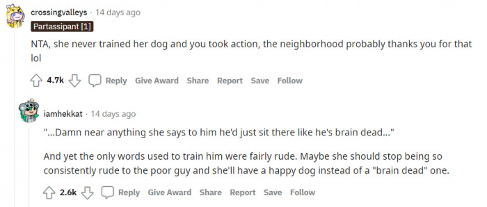 Most of the Redditors who commented on the thread agreed that OP did nothing wrong.