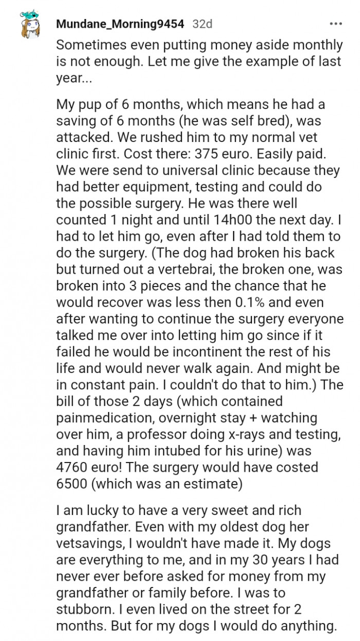 Sometimes, just putting money aside isn't enough