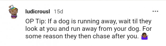 This Redditor is giving the OP a useful tip