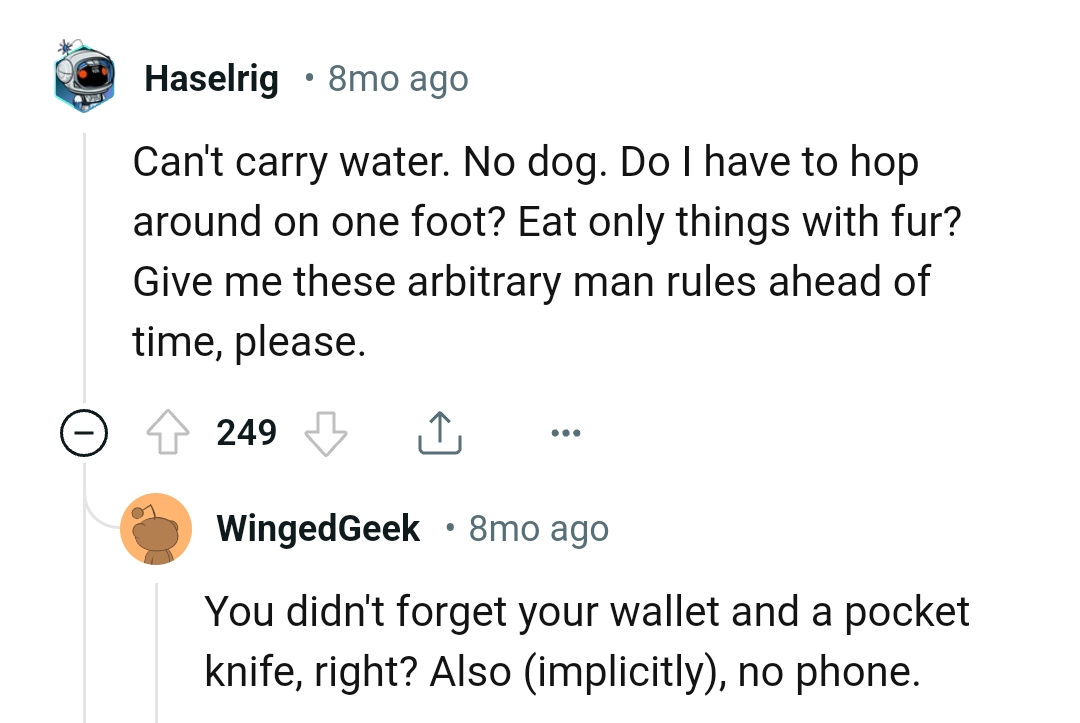 11. Giving the arbitrary man rules ahead of time