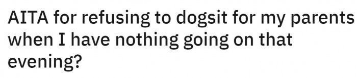 Here is her dilemma: