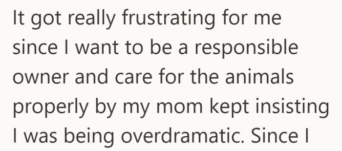 Responsibility and drama began to blur in the middle of the argument.