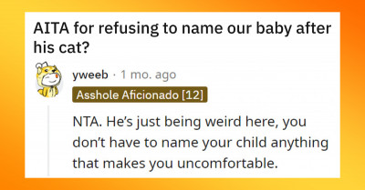 Woman Gets Caught In An Argument With Partner After He Wanted To Name Their Baby After His Cat