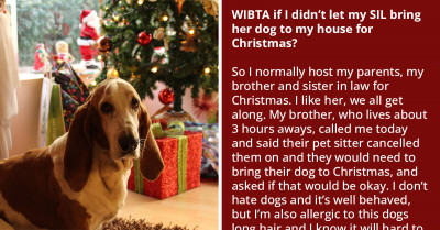 Redditor Asks If Not Allowing Their SIL To Bring Dog For A Two-Day Visit Makes Them The Bad Guy In This Christmas Story