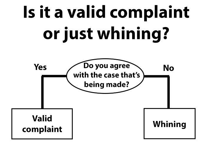 10. Is It A Valid Complaint Or Just Whining?