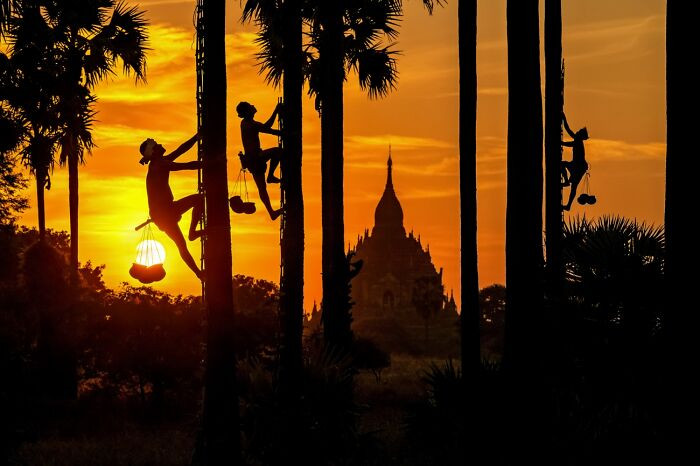 “Tapping Sun Into The Pots” By Zay Yar Lin