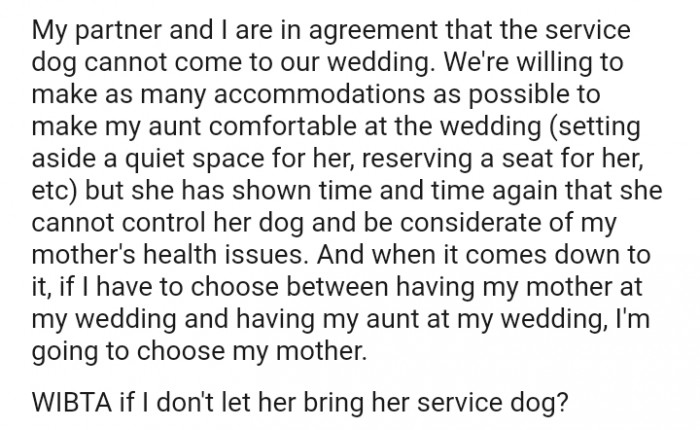 She has shown time and time again that she cannot control her dog